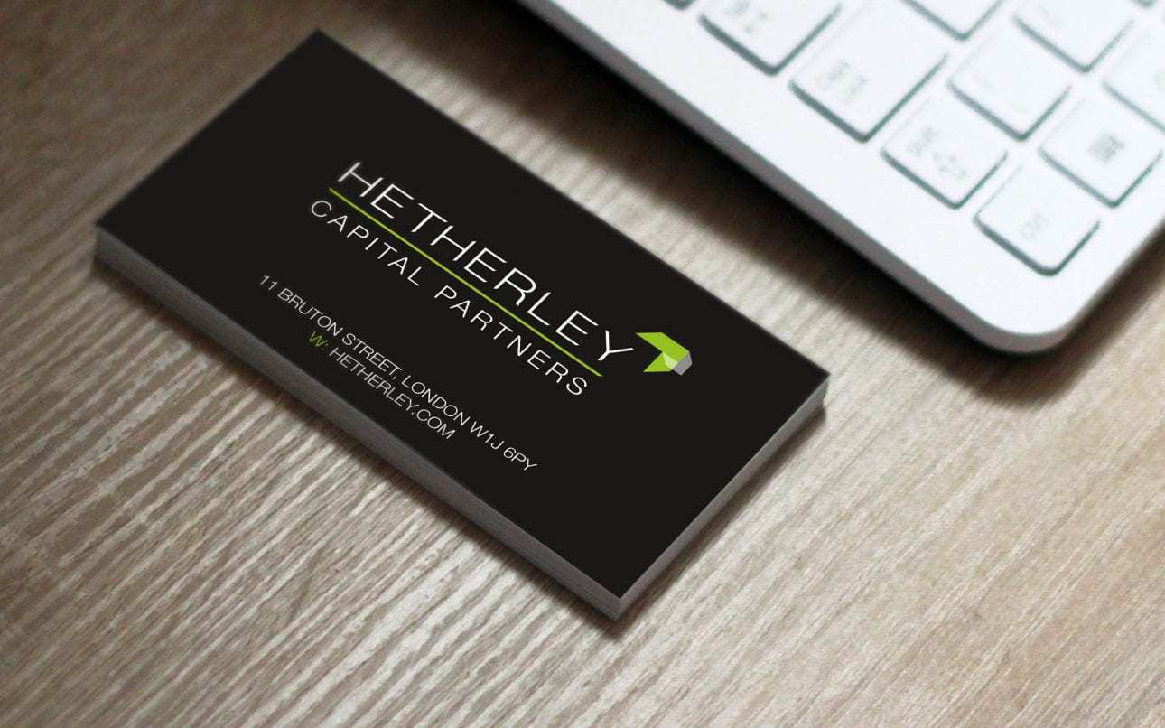 hetherley businesscard design